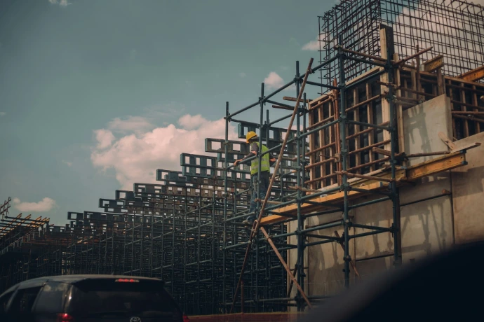a building under construction
